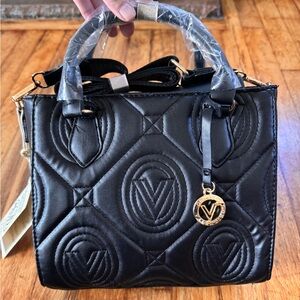 SOLD - Valentino Black Quilted Handbag